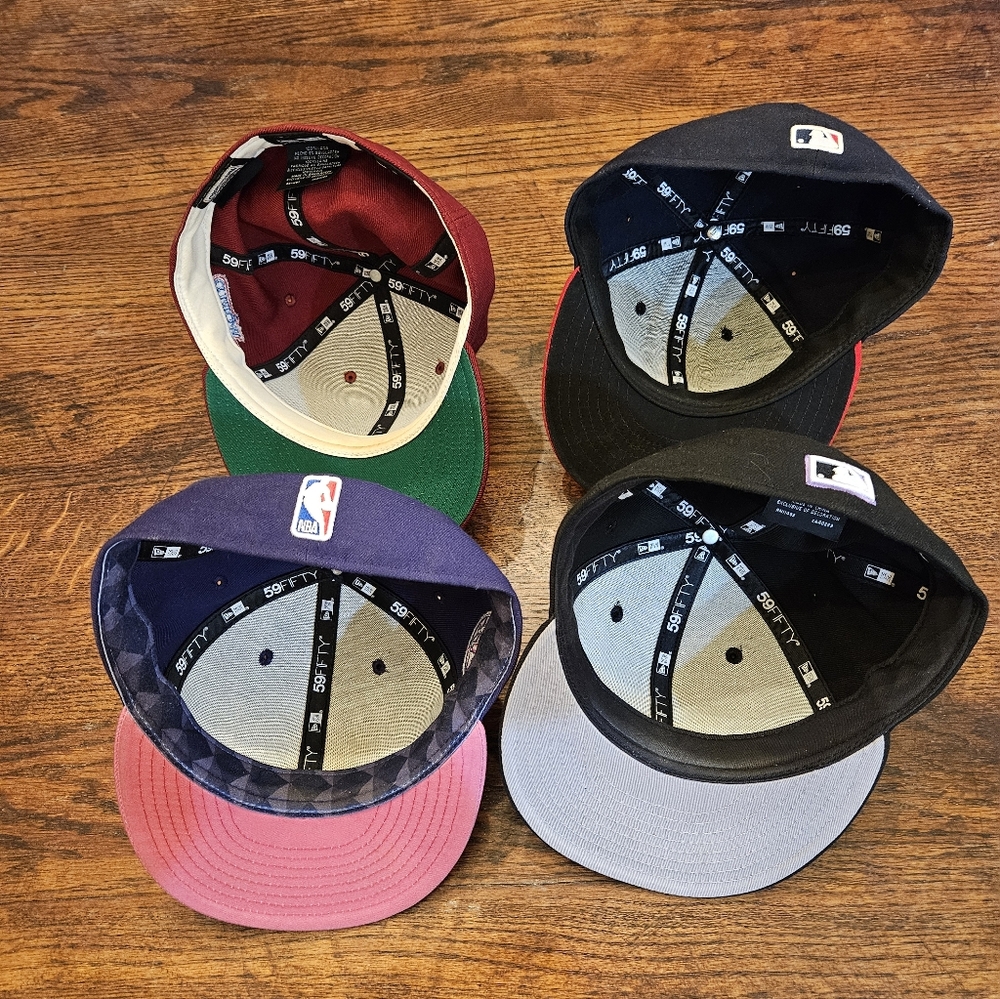 New Era 7 3/8 Hat Bundle - Picture 2 of 3